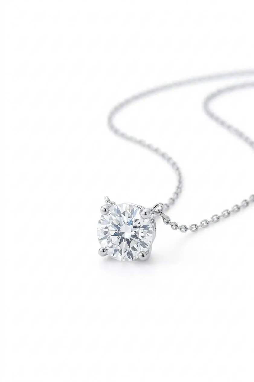 一粒ダイヤモンド ネックレス